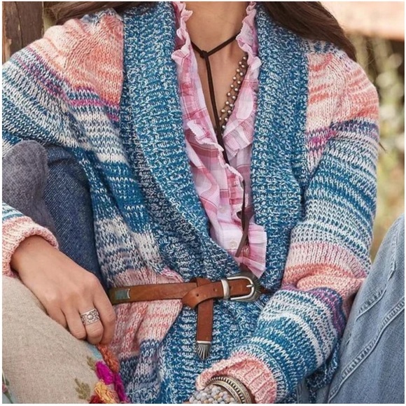 Sundance Hayden Striped Long Knit Duster Cardigan - Picture 7 of 7